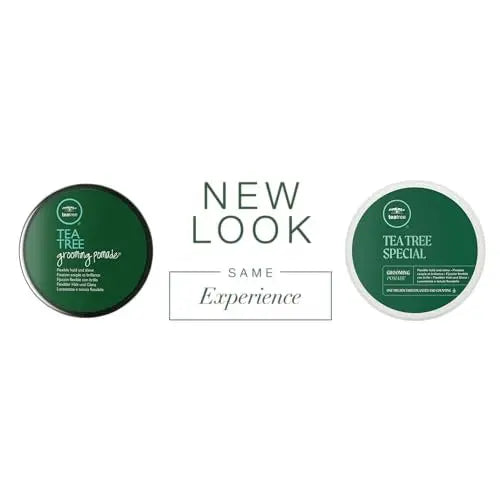 Tea Tree Grooming Pomade - Flexible Hold + Shine for All Hair Types, Especially Wavy & Curly, 3 oz Avelisse