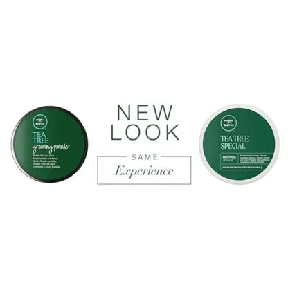 Tea Tree Grooming Pomade - Flexible Hold + Shine for All Hair Types, Especially Wavy & Curly, 3 oz Avelisse