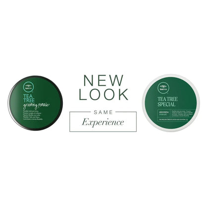 Tea Tree Grooming Pomade - Flexible Hold + Shine for All Hair Types, Especially Wavy & Curly, 3 oz Avelisse