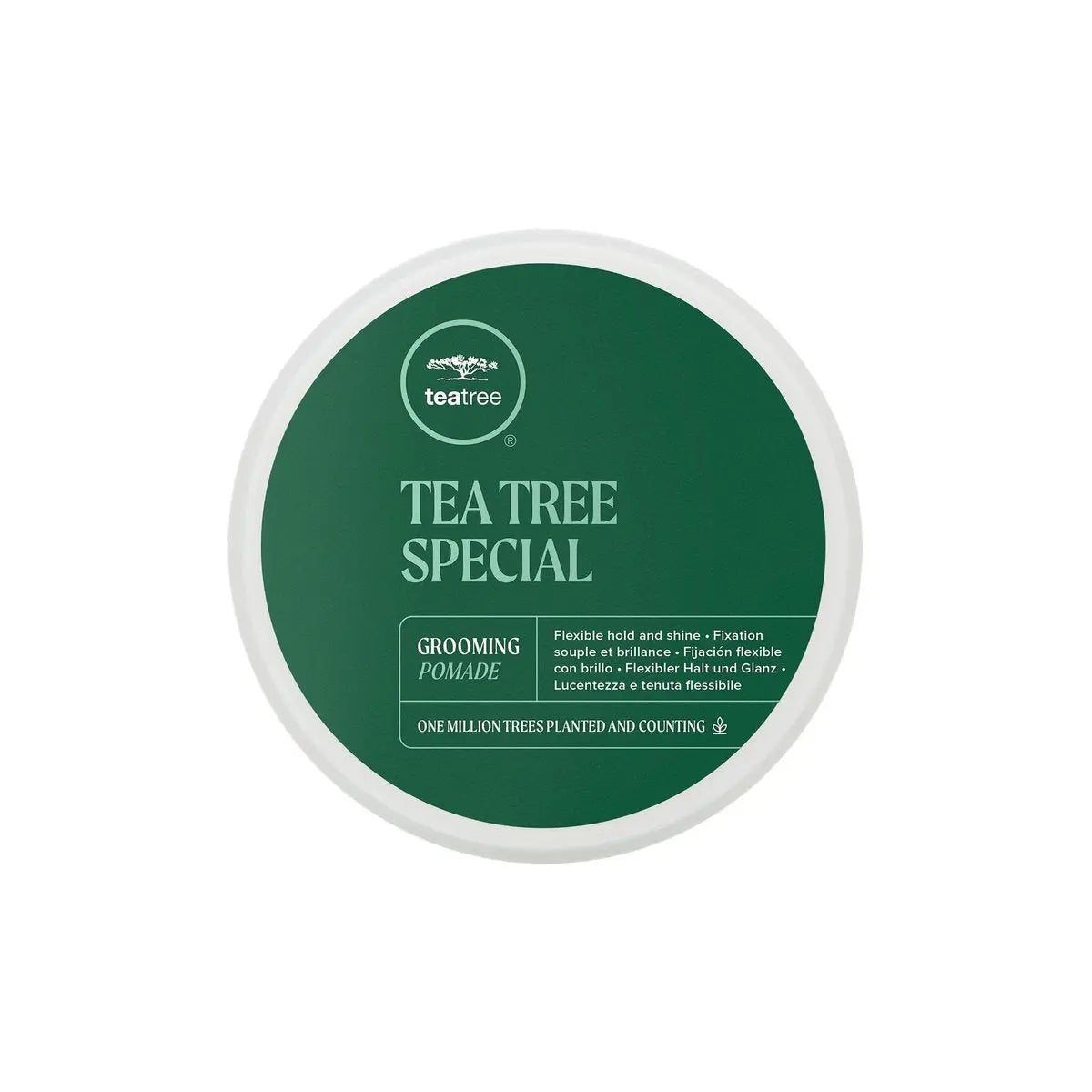 Tea Tree Grooming Pomade - Flexible Hold + Shine for All Hair Types, Especially Wavy & Curly, 3 oz Avelisse