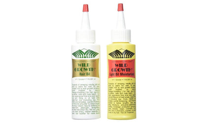 Wild Growth Hair Care System - 4 Fl Oz (Pack of 2) | Natural Hair Regrowth Treatment for Men & Women Avelisse
