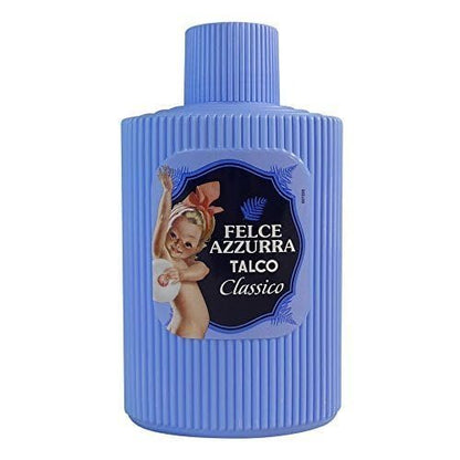 Felce Azzurra Talcum Powder - Classic Italian Body Powder, 7 oz