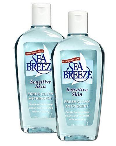 Sea Breeze Fresh Clean Astringent for Sensitive Skin, 10 oz (Pack of 2) - Gentle Toner Avelisse