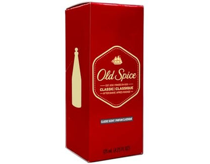 Old Spice Classic After Shave 4.25 Ounce (125ml) (2 Pack)
