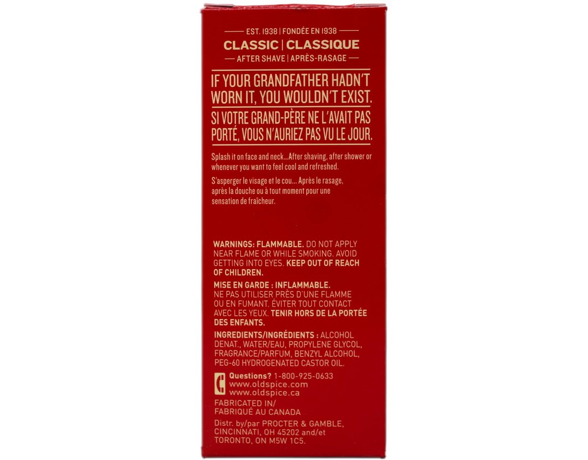 Old Spice Classic After Shave 4.25 Ounce (125ml) (2 Pack) - görsel 7
