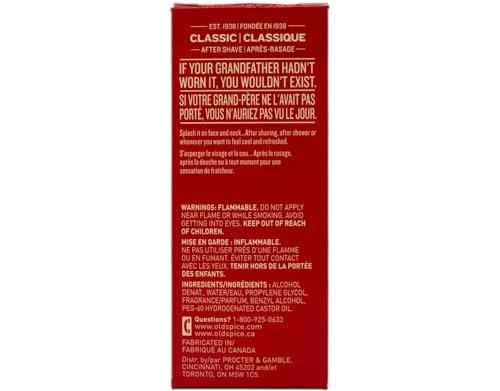 Old Spice Classic After Shave 4.25 Ounce (125ml) (2 Pack) - görsel 8