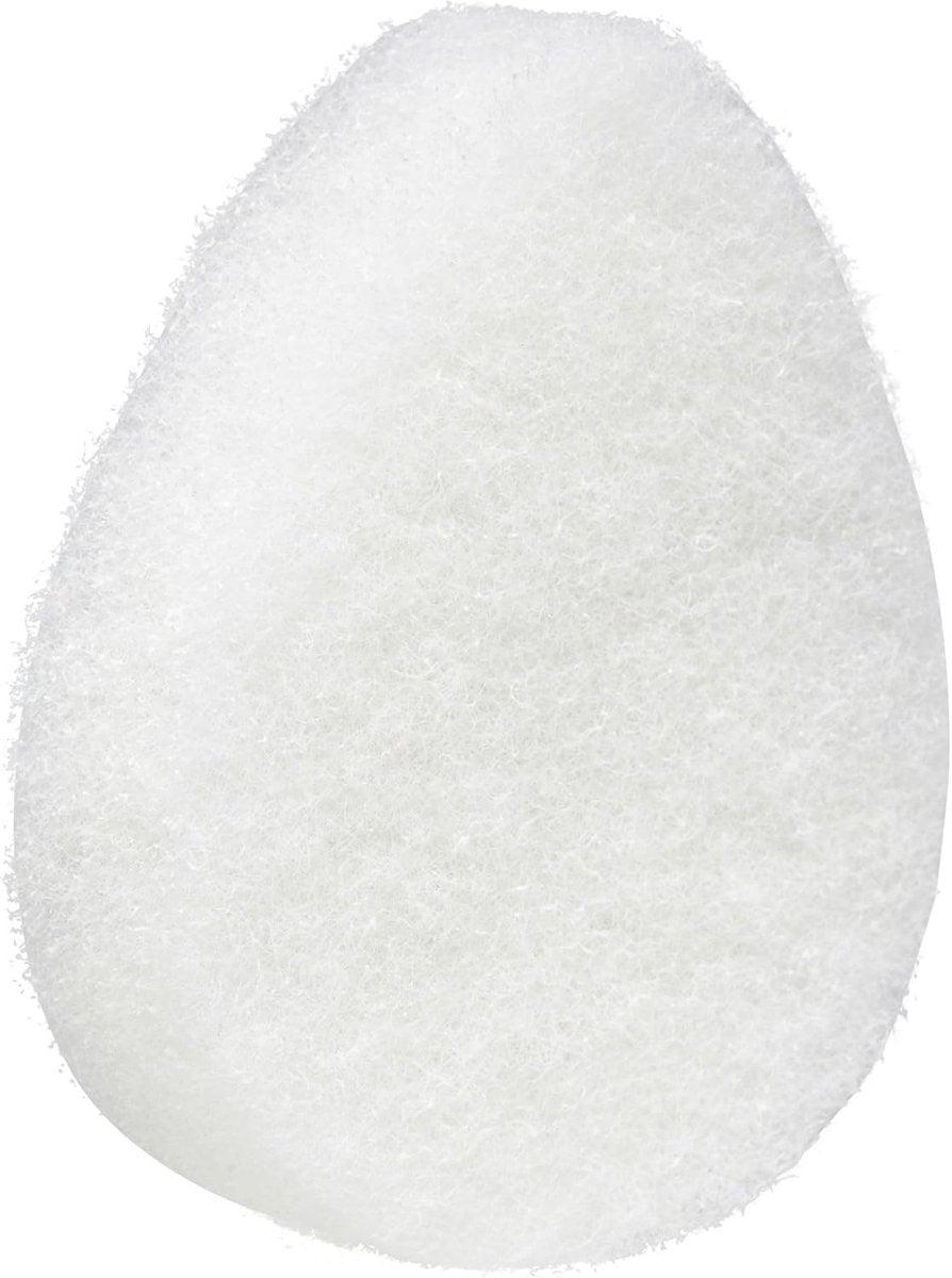Buf-Puf Facial Sponge – Dermatologist Developed Exfoliating Sponge for Deep Cleansing, Removes Dirt & Makeup, Reusable, White, 3 Count Avelisse