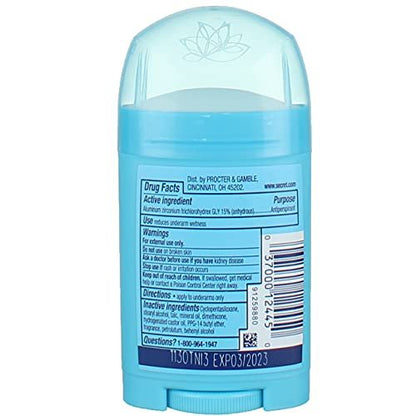Secret Shower Fresh Antiperspirant & Deodorant Solid for Women, 1.7 oz (Pack of 2)
