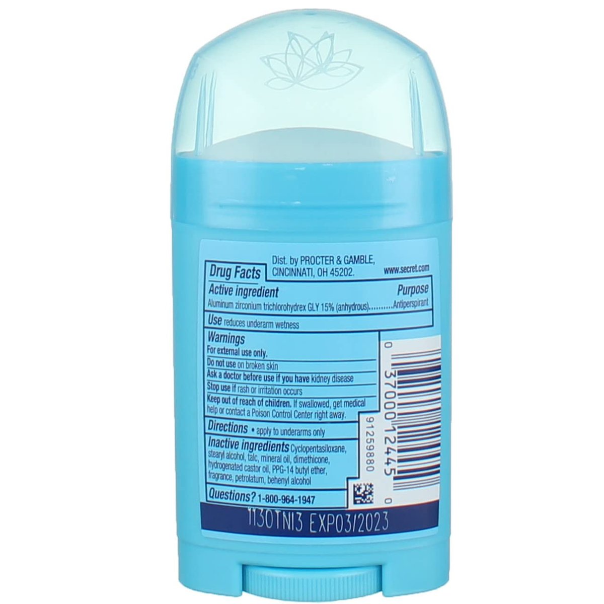 Secret Shower Fresh Antiperspirant & Deodorant Solid for Women, 1.7 oz (Pack of 2) - görsel 5