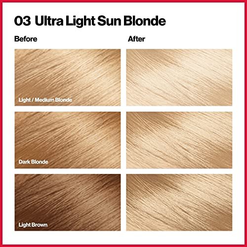 Revlon ColorSilk Permanent Hair Color, 03 Ultra Light Sun Blonde, 2-Pack - görsel 6