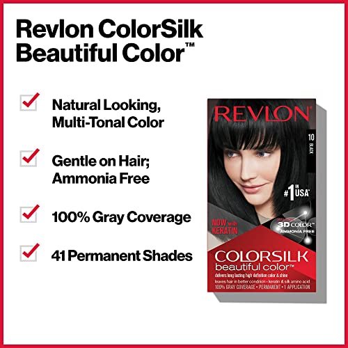 Revlon ColorSilk Permanent Hair Color, 03 Ultra Light Sun Blonde, 2-Pack - görsel 8