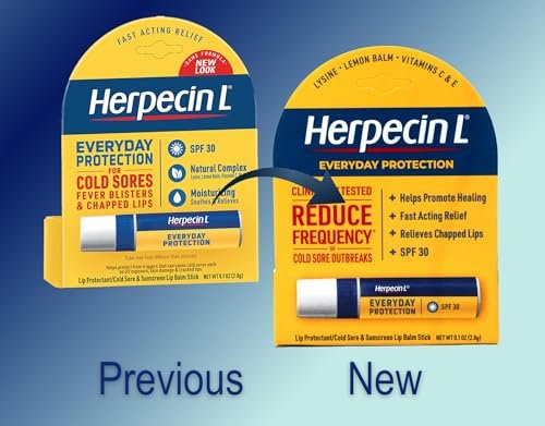 Herpecin L Lip Protectant SPF 30, 0.10 oz (Pack of 3) – Medicated Lip Balm with Sunscreen Avelisse