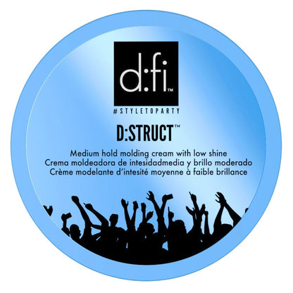D:fi D:Struct Molding Creme - 5.3 oz Strong Hold Hair Styling Cream