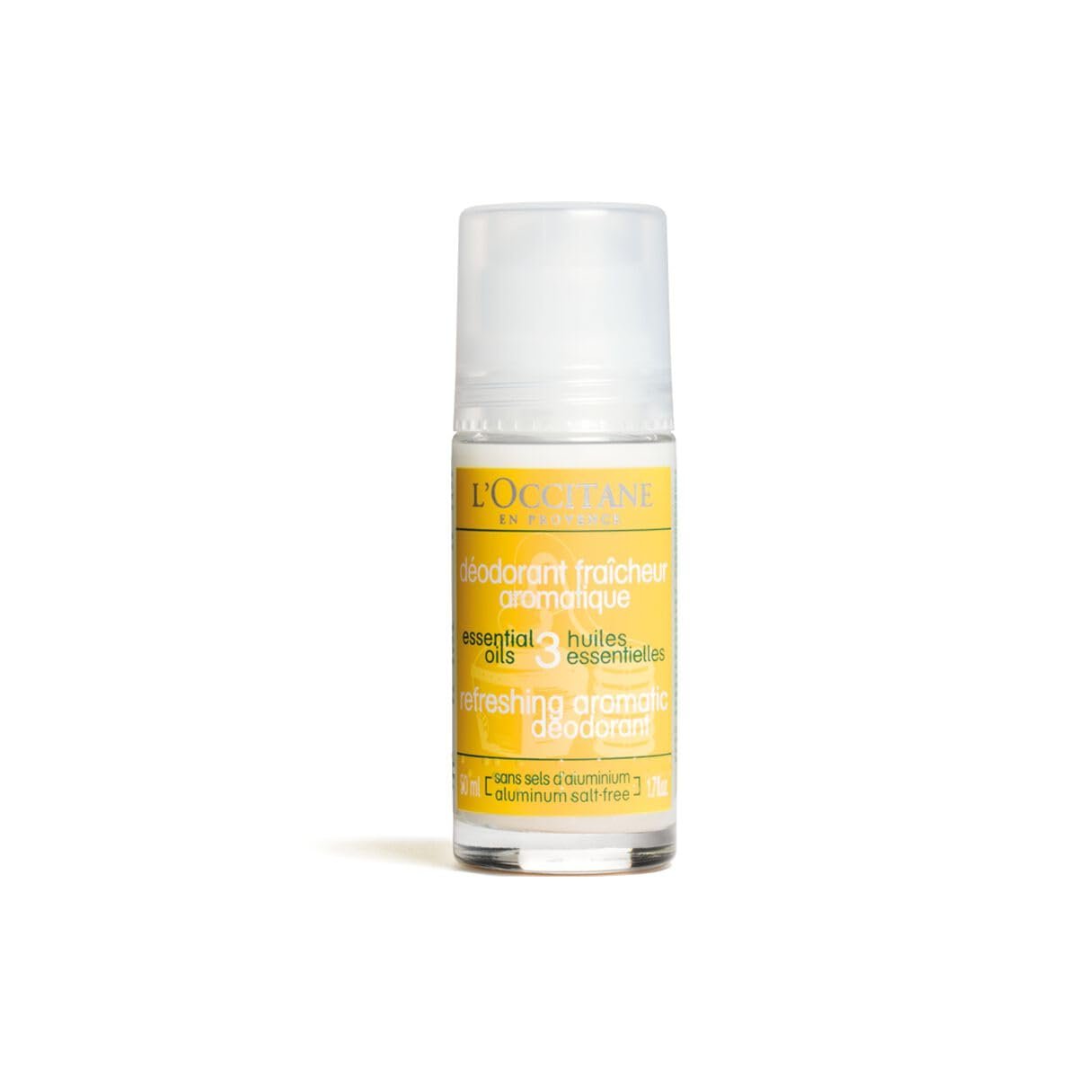 L'Occitane Aromachologie Aluminum Salts Free Deodorant with 3 Essential Oils - 1.7 fl oz Avelisse