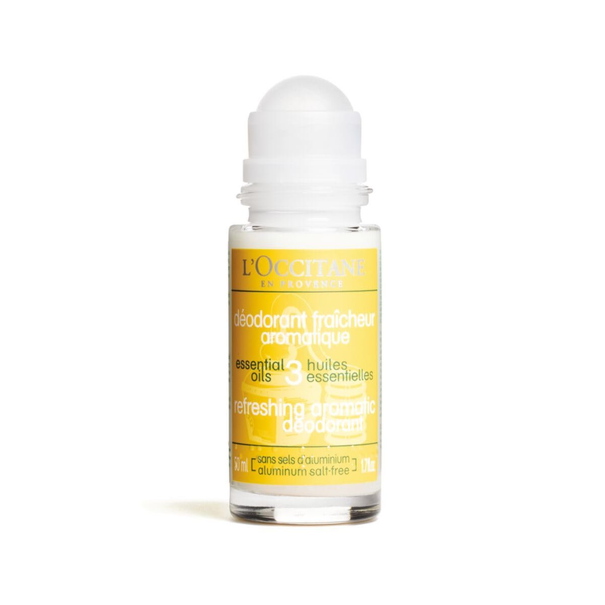 L'Occitane Aromachologie Aluminum Salts Free Deodorant with 3 Essential Oils - 1.7 fl oz Avelisse