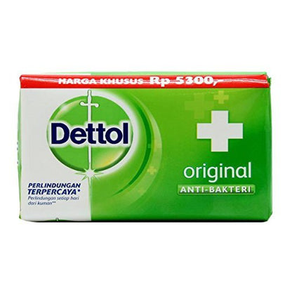 Dettol Anti-Bacterial Hand and Body Bar Soap, Original, 110g (Pack of 12)