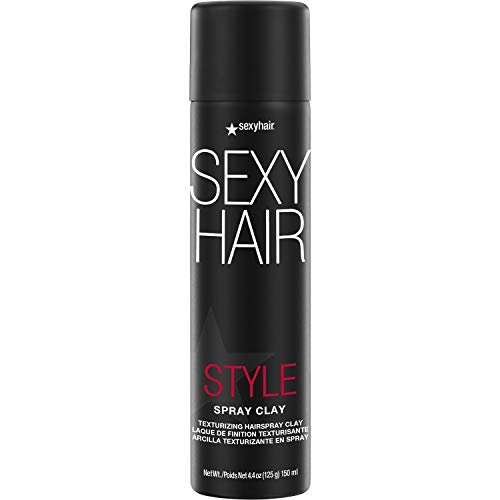 SexyHair Style Spray Clay Texturizing Hairspray Clay - Matte Finish Texturizing Spray for All Hair Types, 4.4 oz - görsel 2