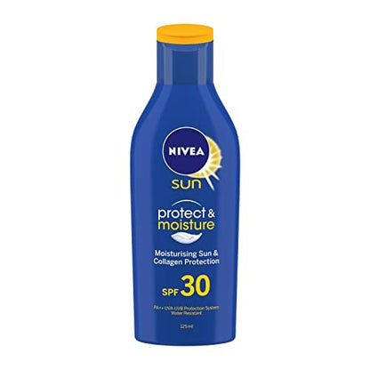 NIVEA Sun Moisturising Lotion SPF 30 | 4.23 fl oz (125 ml) – Daily Sun Protection & Moisture