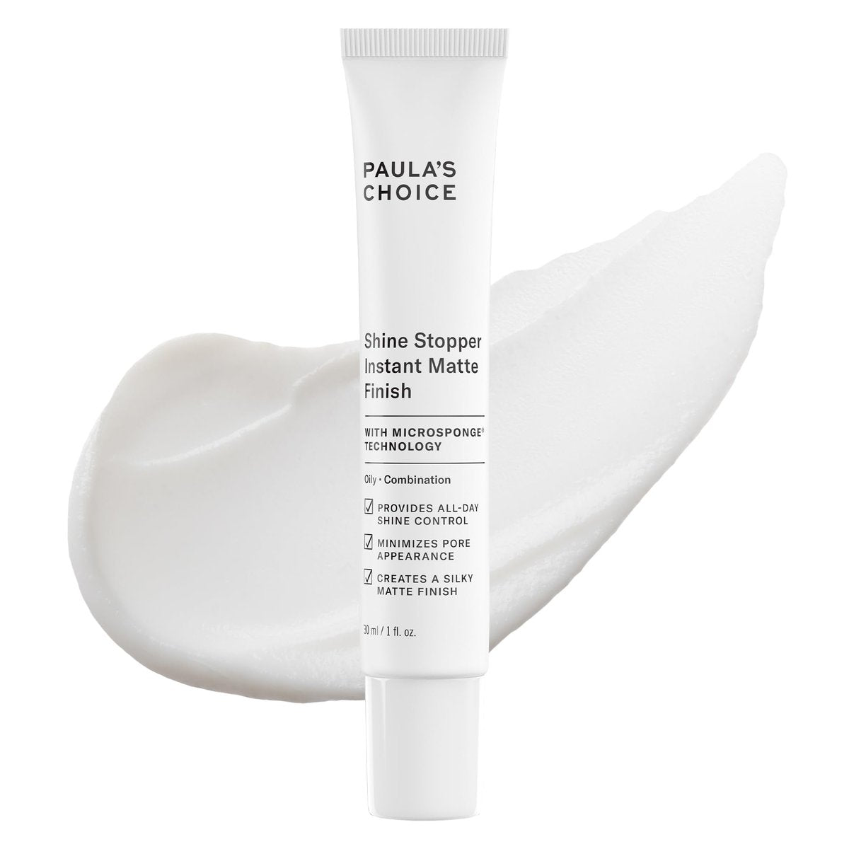 Paula's Choice SHINE STOPPER Instant Matte Finish Oil Control Primer – Pore Minimizer for Oily Skin, 1 oz Avelisse