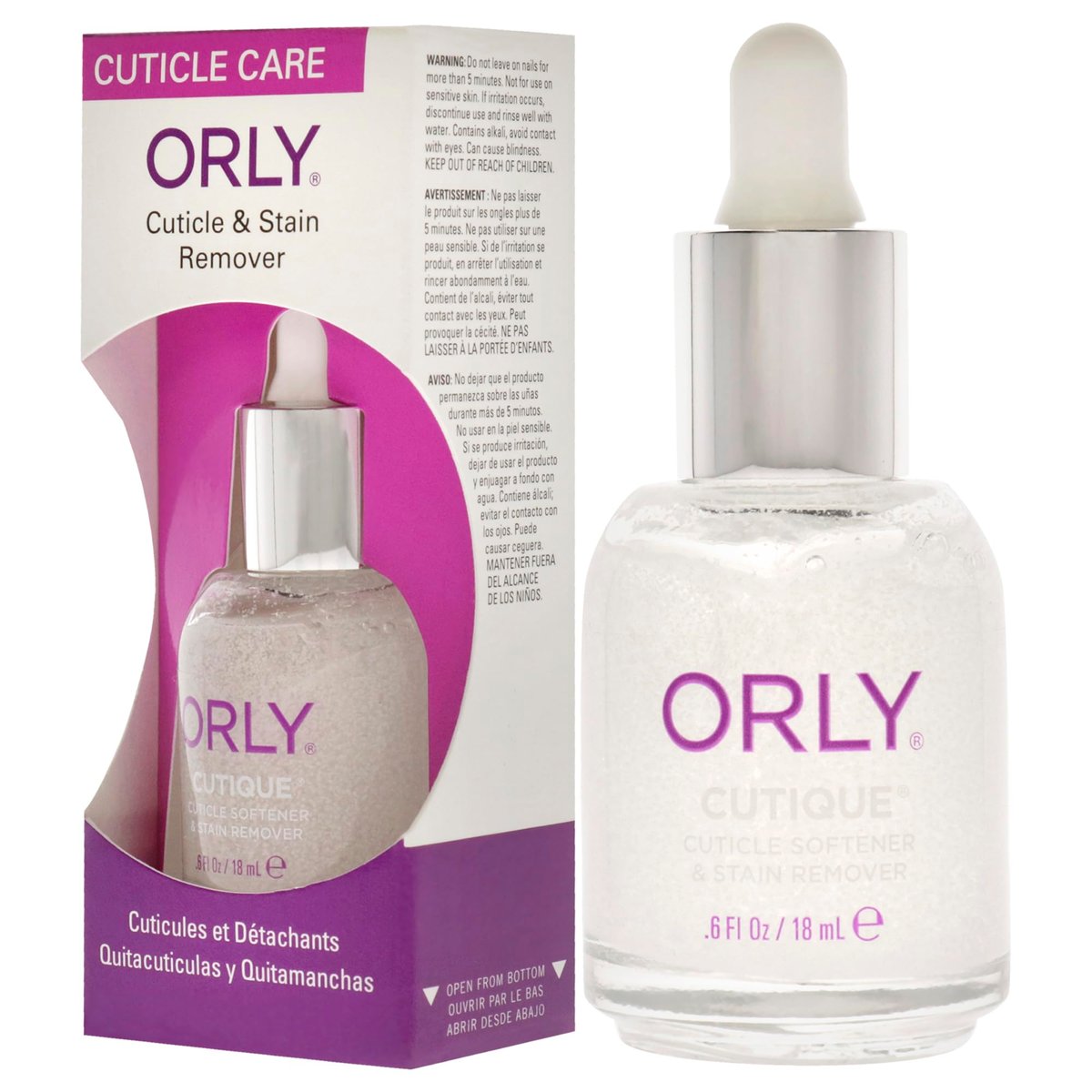 ORLY Cutique Cuticle & Stain Remover for Nails – 0.6 oz Nail Treatment - görsel 7