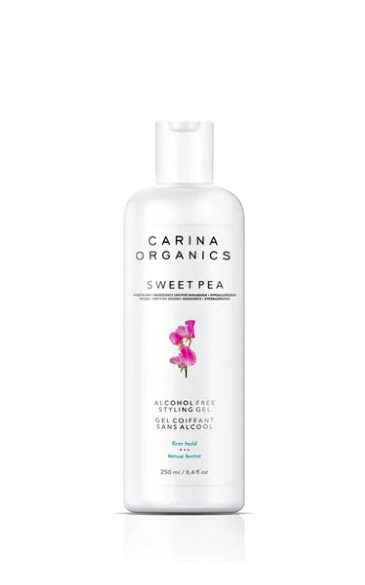 Carina Organics Sweet Pea Alcohol Free Styling Gel Firm Hold - 250ml / 8.4 fl oz Avelisse