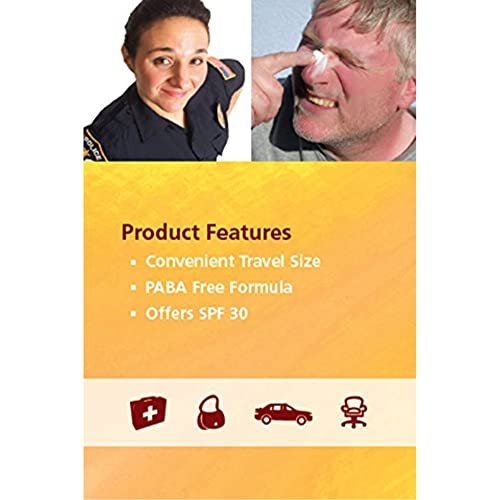 Safetec Sunscreen Lotion SPF 30+ PABA-Free - 100 Individual Packets for On-the-Go Protection Avelisse