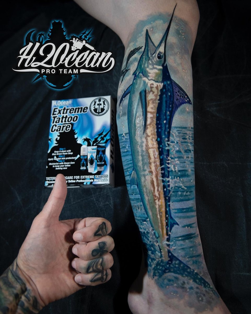 H2Ocean Extreme Tattoo Aftercare Kit – Complete 3-Step Tattoo Care & Healing Set with Antibacterial Foam Soap, Moisturizing Cream & Ointment – Sea Mineral Enriched Formula for Healthy, Vibrant Tattoos Avelisse