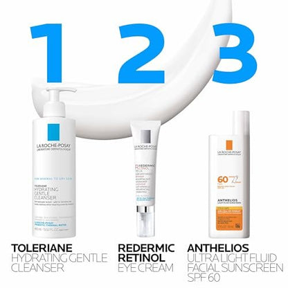La Roche-Posay Redermic R Eyes Retinol Eye Cream – Anti-Aging Eye Cream with Pure Retinol & Caffeine to Reduce Wrinkles and Dark Circles, 0.5 Fl Oz Avelisse