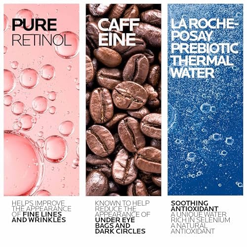 La Roche-Posay Redermic R Eyes Retinol Eye Cream – Anti-Aging Eye Cream with Pure Retinol & Caffeine to Reduce Wrinkles and Dark Circles, 0.5 Fl Oz Avelisse