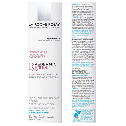 La Roche-Posay Redermic R Eyes Retinol Eye Cream – Anti-Aging Eye Cream with Pure Retinol & Caffeine to Reduce Wrinkles and Dark Circles, 0.5 Fl Oz Avelisse