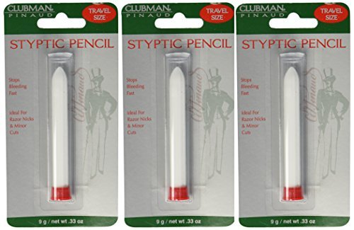 Clubman Pinaud Styptic Pencil Travel Size .33 oz (Pack of 3) - Fast Nicks & Cuts Relief - görsel 2