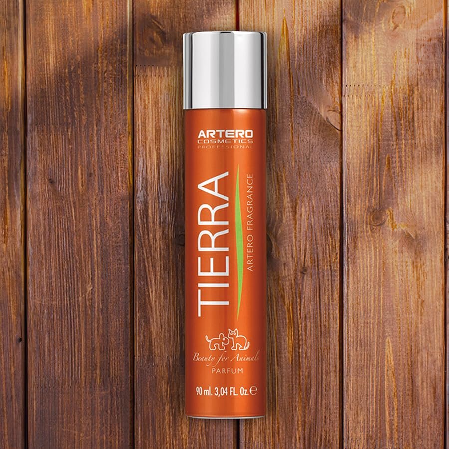 ARTERO Perfume Finishing Cologne for Dogs and Cats - Long Lasting Deodorizing Spray (Tierra, 3.04 Fl Oz) Avelisse
