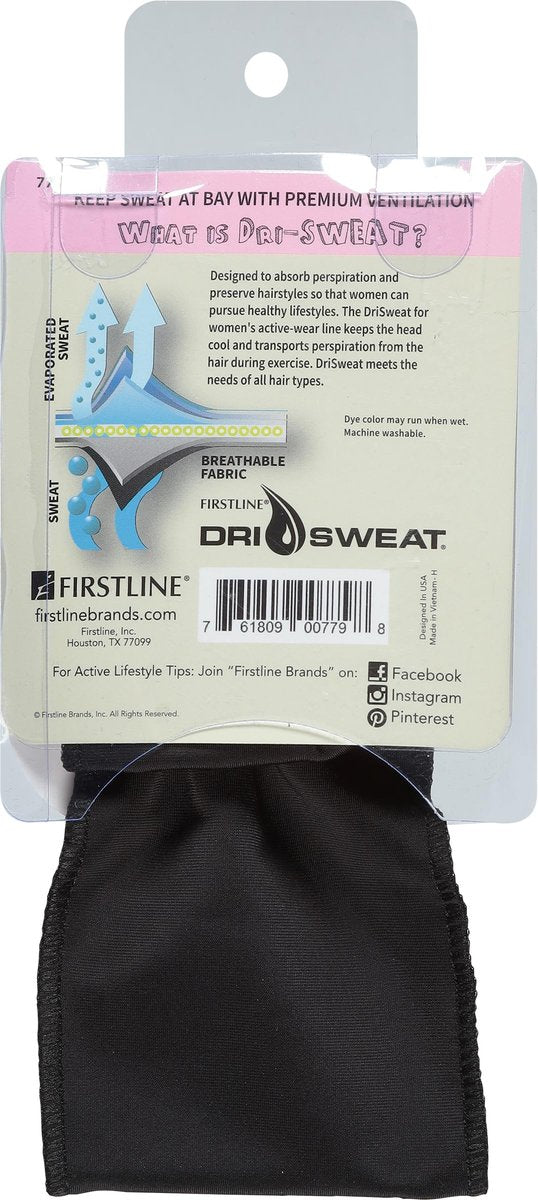 Dri Sweat Edge Edge Active Wear Headband - Black Mesh - 779-72 for Men, Women, and Kids - görsel 3