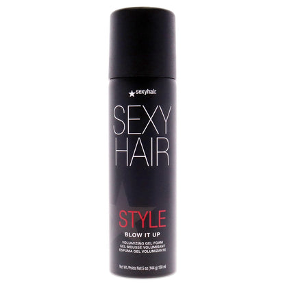 SexyHair Style Blow It Up Volumizing Gel Foam, 5 oz - Up to 50% More Volume & Shine Avelisse