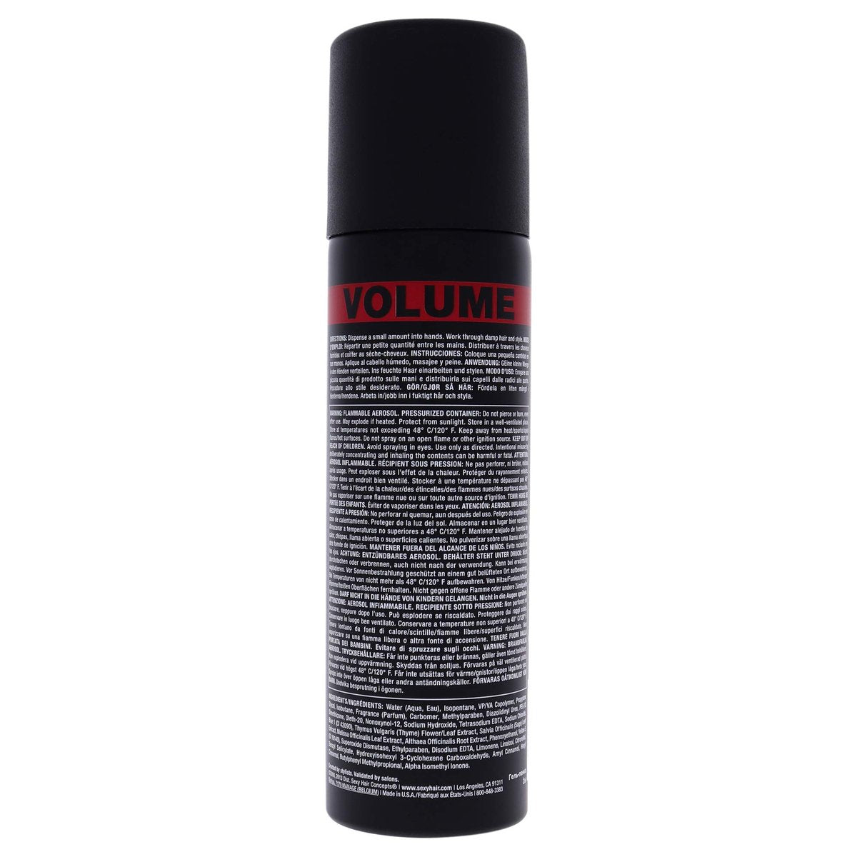 SexyHair Style Blow It Up Volumizing Gel Foam, 5 oz - Up to 50% More Volume & Shine Avelisse