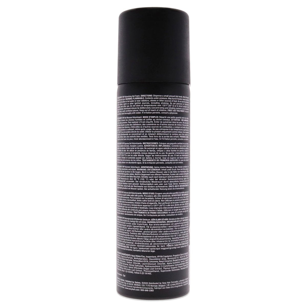 SexyHair Style Blow It Up Volumizing Gel Foam, 5 oz - Up to 50% More Volume & Shine Avelisse