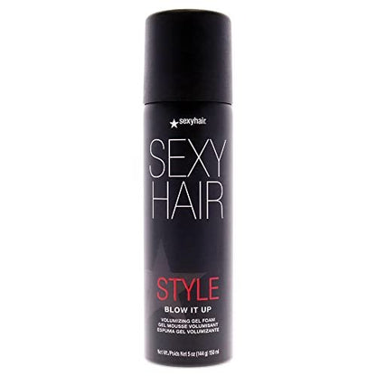 SexyHair Style Blow It Up Volumizing Gel Foam, 5 oz - Up to 50% More Volume & Shine Avelisse
