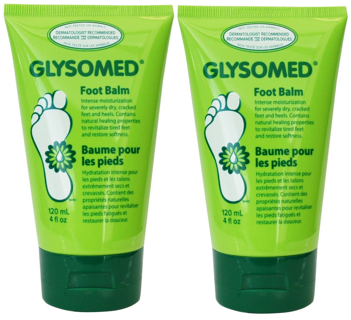Glysomed Foot Balm Combo Pack (2 x 120 mL) – Intensive Moisturizing Foot Cream for Dry, Cracked Heels & Diabetic Foot Care - görsel 1