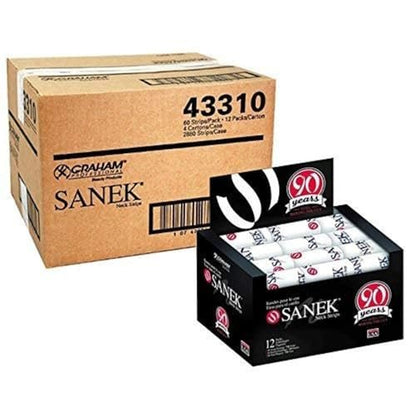 Sanek Neck Strips Master Case of 4 Cartons - 2880 Strips for Salon & Barber Use Avelisse