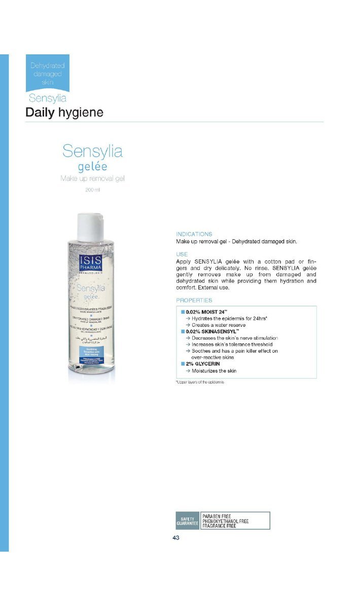 IsisPharma Sensylia Gelée Face Moisturizer – Hydrating Gel Cream for Sensitive & Reactive Skin - görsel 3