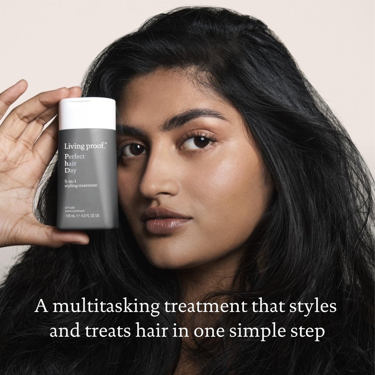 Living Proof Perfect Hair Day 5-in-1 Styling Treatment – Conditions, Smooths, Volumizes, Adds Shine, Heat Protection up to 450°F, 4 oz - görsel 4