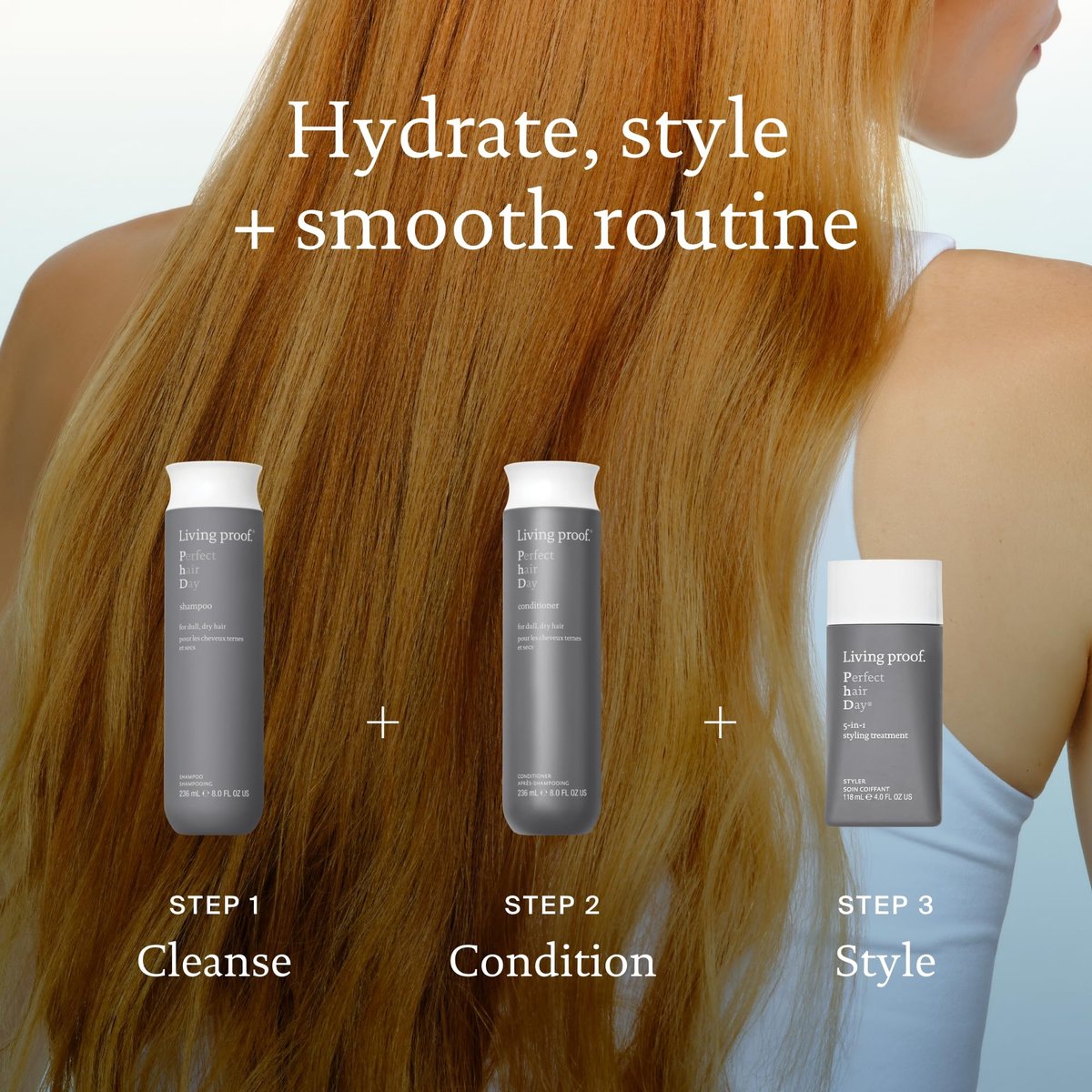 Living Proof Perfect Hair Day 5-in-1 Styling Treatment – Conditions, Smooths, Volumizes, Adds Shine, Heat Protection up to 450°F, 4 oz - görsel 11
