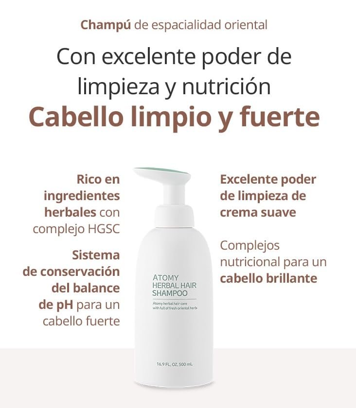 Atomy Herbal Hair Conditioner - Nourishing & Moisturizing, 16.9 Fl Oz Avelisse