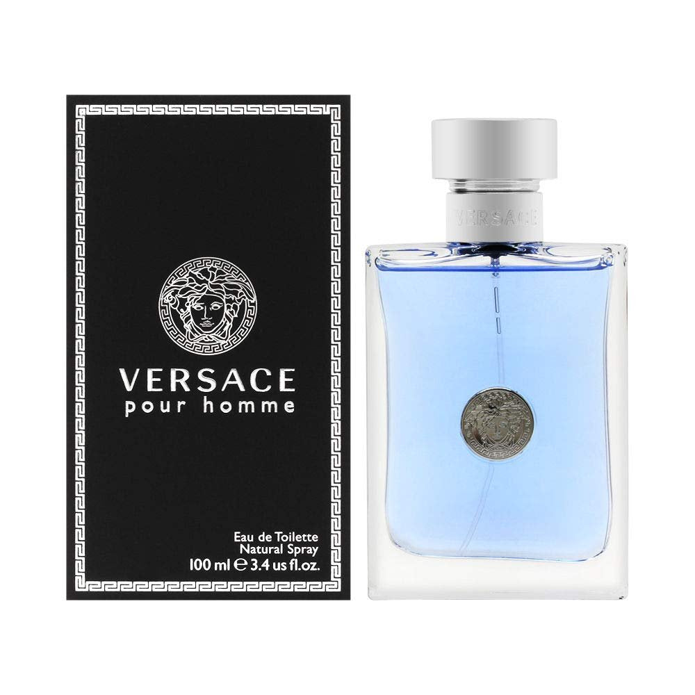 Versace Pour Homme Eau de Toilette Spray for Men, 3.4 oz Avelisse