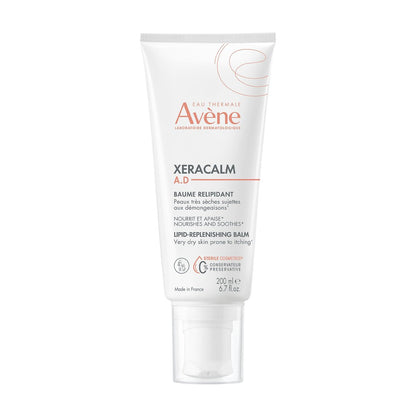 Avène XeraCalm A.D Lipid-Replenishing Balm – Soothing Moisturizer for Eczema-Prone & Dry, Itchy Skin – Fragrance-Free – 6.7 Oz