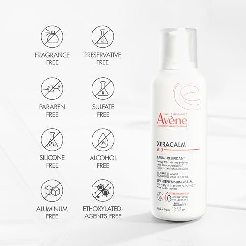 Avène XeraCalm A.D Lipid-Replenishing Balm – Soothing Moisturizer for Eczema-Prone & Dry, Itchy Skin – Fragrance-Free – 6.7 Oz - görsel 11