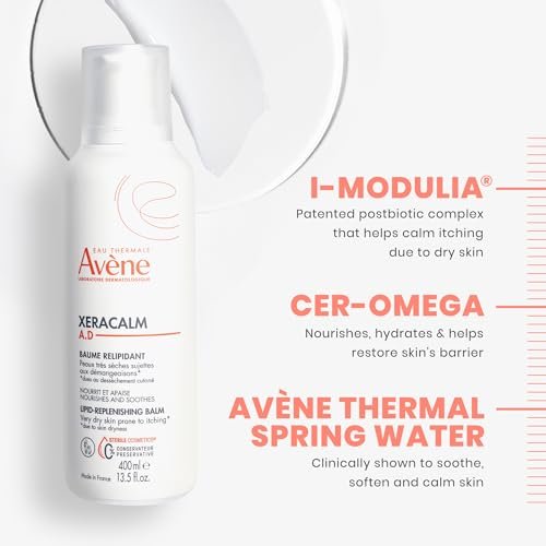 Avène XeraCalm A.D Lipid-Replenishing Balm – Soothing Moisturizer for Eczema-Prone & Dry, Itchy Skin – Fragrance-Free – 6.7 Oz - görsel 9
