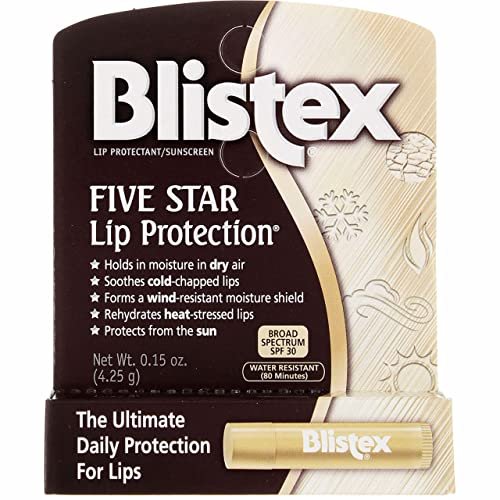 Blistex Five Star Lip Protection SPF 30 - 0.15 oz (Pack of 12) Avelisse