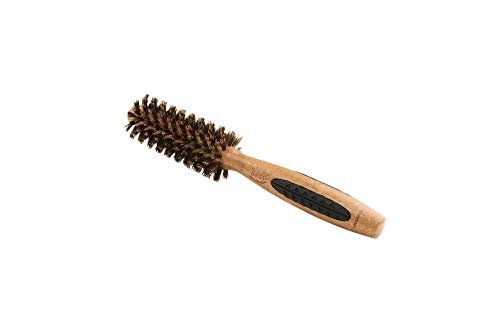 Bass Brushes Small Round Brush – Natural Bristle & Bamboo Hair Brush - görsel 2