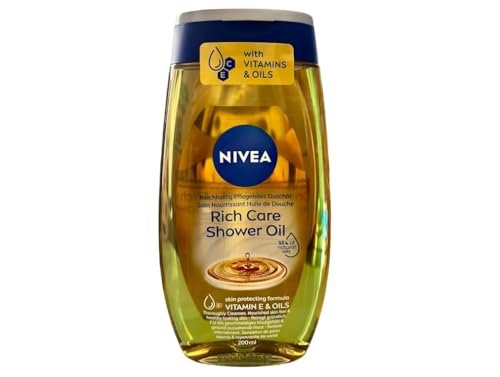 NIVEA Shower Oil 200 ml – Nourishing Bath Oil for Dry Skin (6.76 Fl Oz) - görsel 13